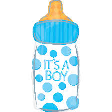 Jr Shape Its a Boy Baby Bottle 23 inch Anagram