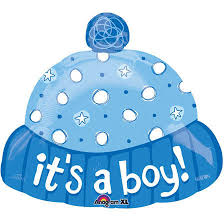Jr Shape Its a Boy Baby Hat 19 inch Anagram