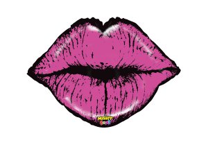 Mighty Bright Lips 30 inch Non Foil Betallic