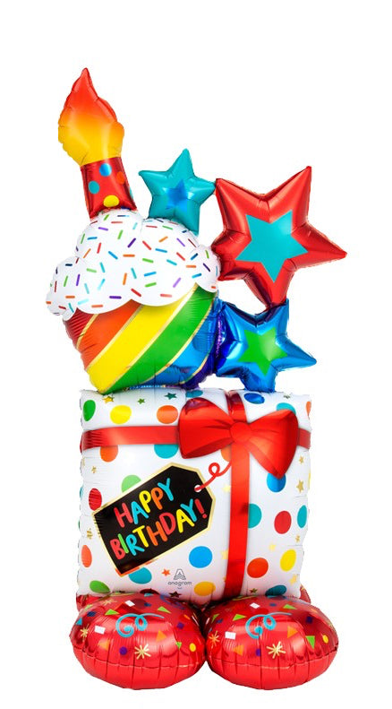 Airloonz Birthday Gift Stacker 53 inch Anagram