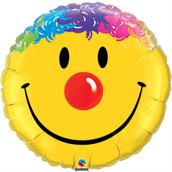 Smiley Face Clown 18 inch Qualatex