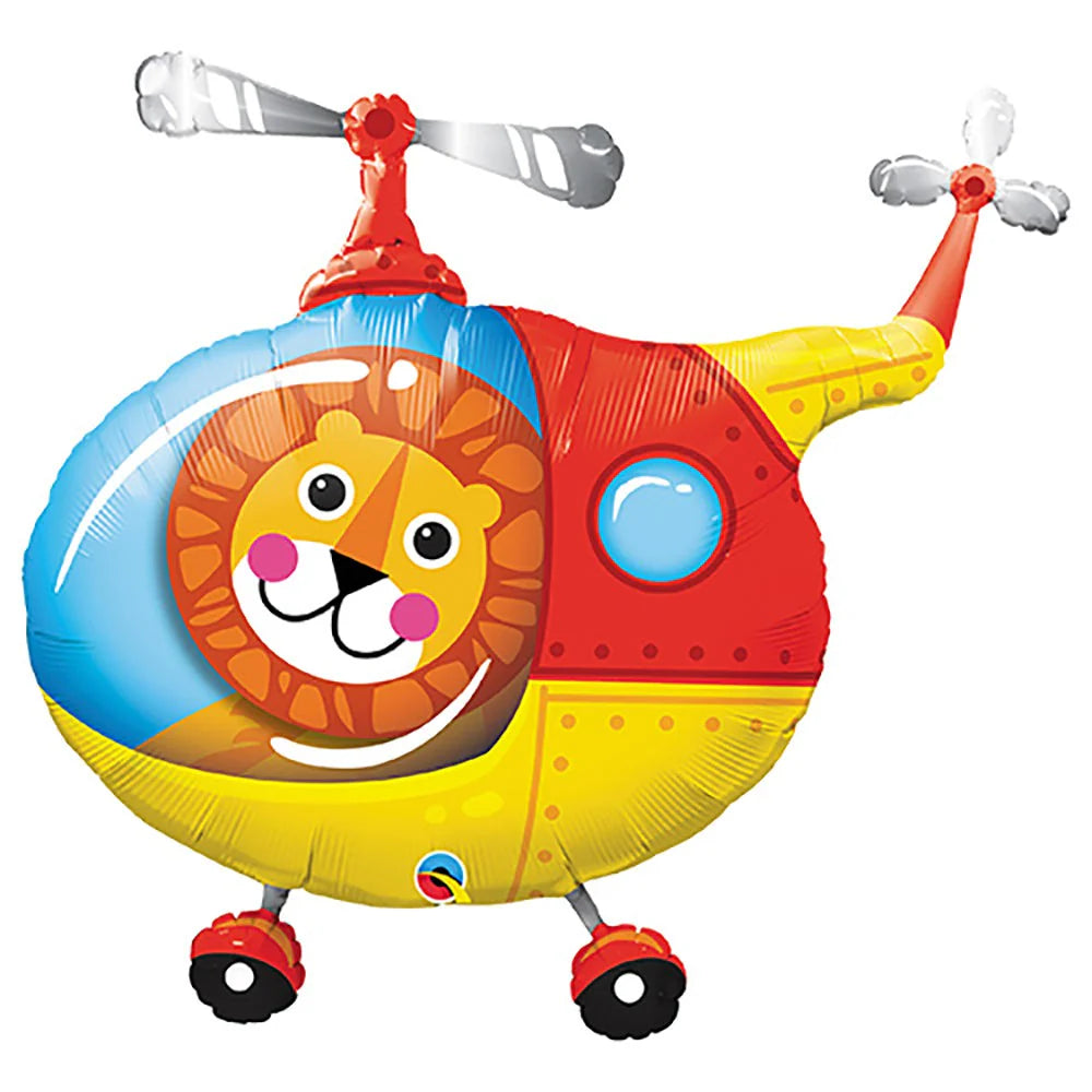 Lion helicopter Pilot Foil 35 inch - Qualatex