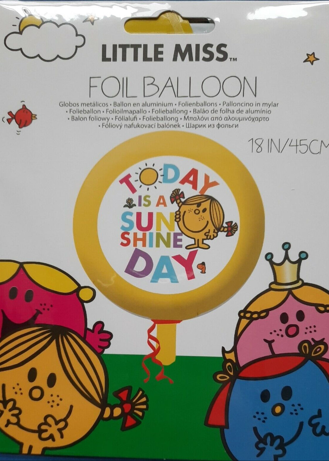 Gemma Little Miss Foil 18 inch Balloon - Sunshine Day