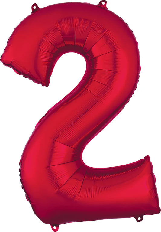 Number 2 - Red  -34 inch Anagram