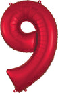 Number 9 - Red  -34 inch Anagram