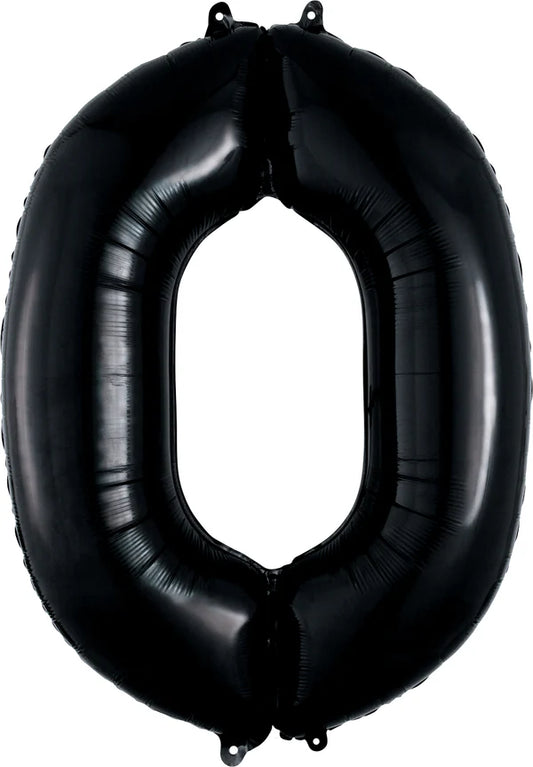 Number 0 - Black  -34 inch Anagram