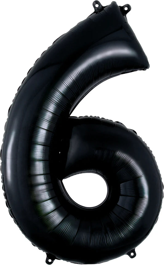 Number 6 - Black  -34 inch Anagram