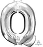 Letter Q Silver Anagram