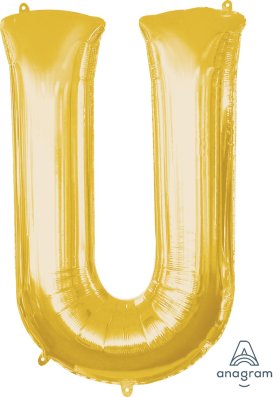 Letter U Gold Anagram