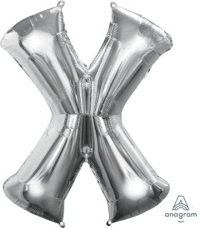 Letter X Silver Anagram