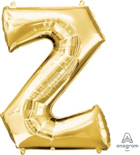 Letter Z Gold Anagram