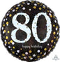 Anagram 18 inch Holo Sparkling Birthday 80