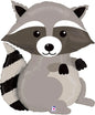 Woodland Racoon 36 inch Betallic