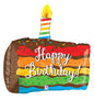 Betallic 28" Dimensionals Rainbow Birthday Cake Balloon