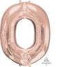 Letter O Rose Gold Anagram