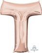 Letter T Rose Gold Anagram