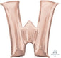 Letter W Rose Gold Anagram