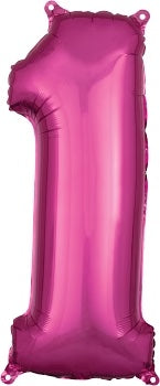 Number 1 - Pink  -34 inch Anagram