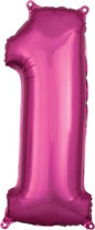 Number 1 - Pink  -34 inch Anagram