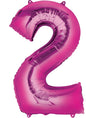 Number 2 - Pink  -34 inch Anagram