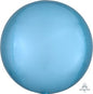 Pale Blue Orbz Foil Plain 16 inch 41 cm Anagram