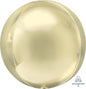 Pastel Yellow Orbz Foil Plain 16 inch 41 cm Anagram