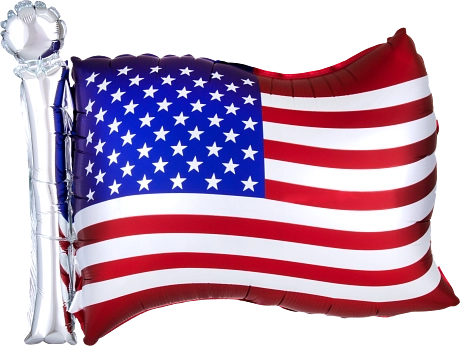 U.S.A Satin Infused Flag 27 inch Anagram
