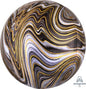 Marble Black Orbz Foil 16 inch 41 cm Anagram