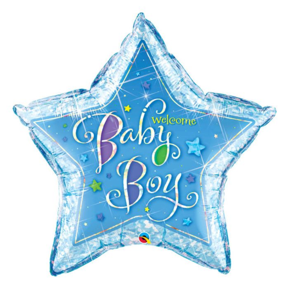 Baby Boy Star 36 inch Qualatex