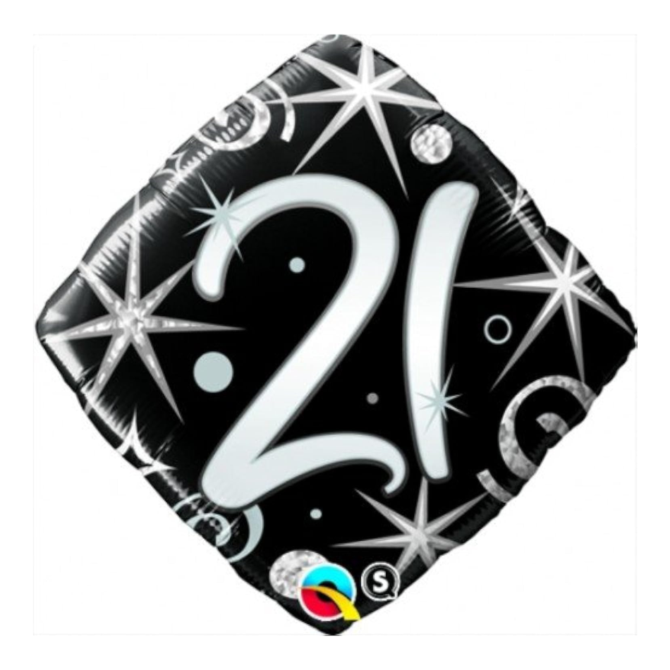 Age 21  Diamond 18 inch Qualatex