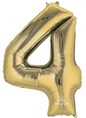 Number 4- White Gold -34 inch Anagram