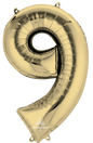 Number 9 - White Gold -34 inch Anagram