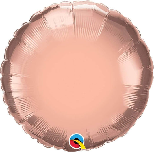Rose Gold Round 18 inch QUALATEX