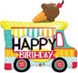 Birthday Supershape 36 inch Ice Cream truck - Qualatex