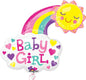 Baby Girl Rainbow Supershape 30 inch Anagram