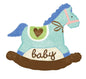 Blue Rocking Horse baby 29 inch Anagram