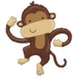 Monkey Buddy Linky Shapes 40 inch Betallic