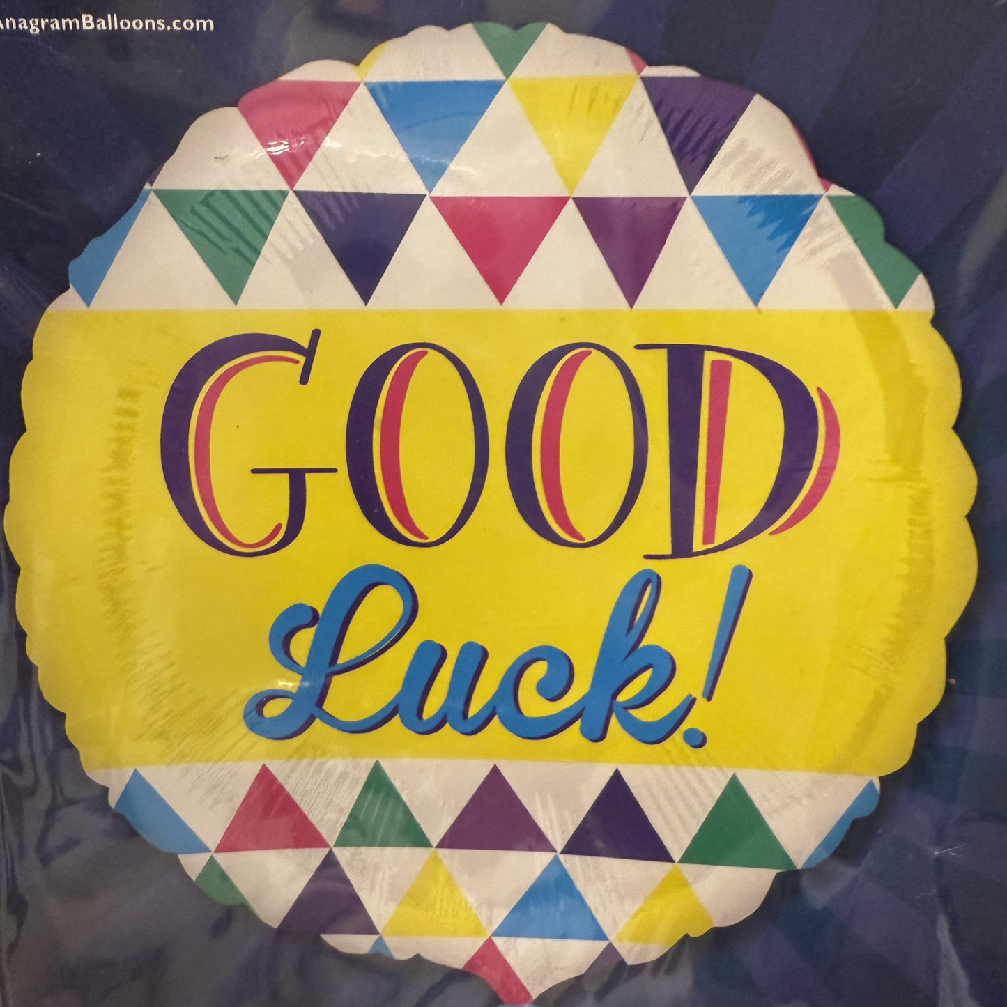 Good luck 21 inch round Anagram