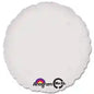 White Round 18 inch Anagram