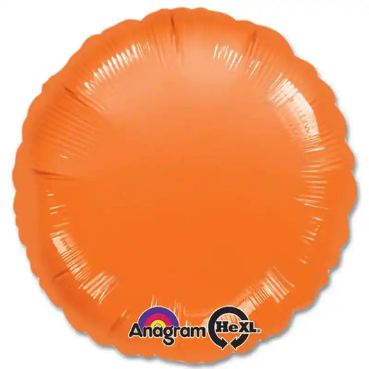 Orange Round 18 inch Anagram