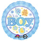 Round It's a boy 18 inch Anagram