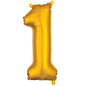 Number 1- Gold -34 inch Anagram