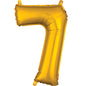 Number 7 - Gold -34 inch Anagram