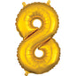 Number 8 - Gold -34 inch Anagram