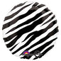 Zebra Print 18 inch Round Anagram