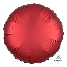 SATIN LUXE  Sangria Round 18 inch Anagram