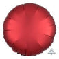 SATIN LUXE  Sangria Round 18 inch Anagram