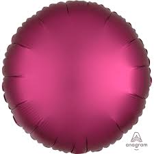 SATIN LUXE Pomegranate Round 18 inch Anagram