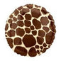 Giraffe Print 18 inch Round Anagram