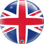 Union Jack London Single Bubble 22 inch Qualatex